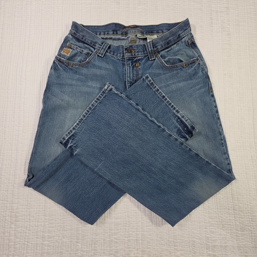 Cinch Carter Jeans Men's 34x32 Medium Wash Bootcut Heavyweight Denim Cowboy Work - Picture 4 of 13